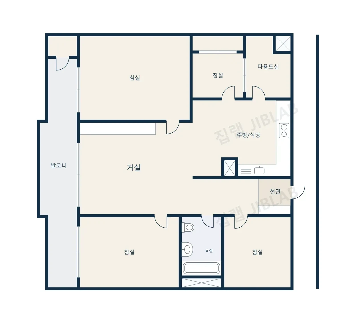신반포 한신4차 평면도