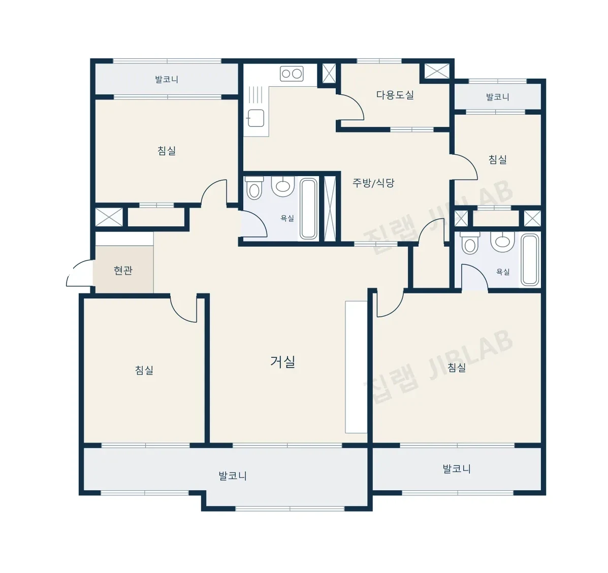신반포 한신4차 평면도