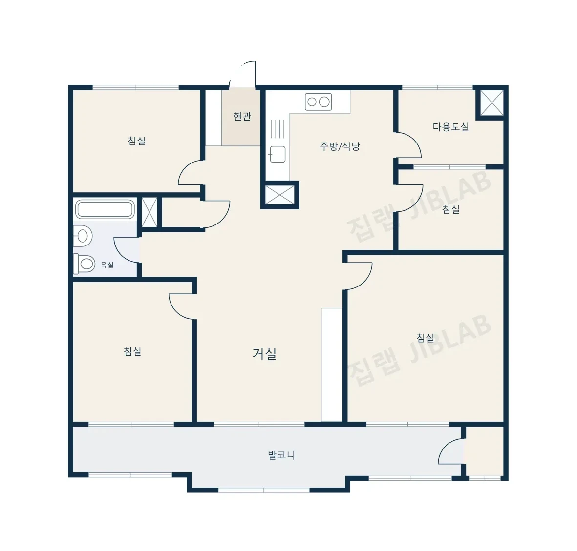 신반포 한신4차 평면도