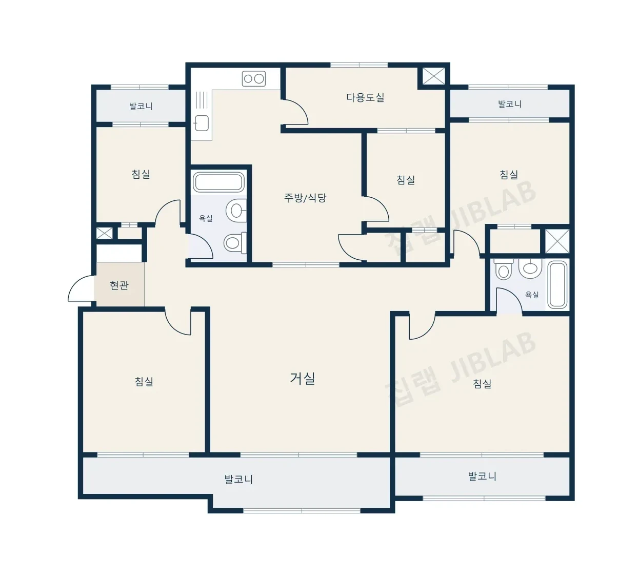신반포 한신4차 평면도