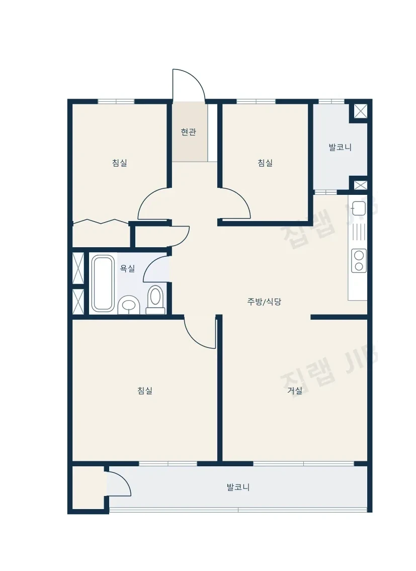 도곡 삼익 평면도