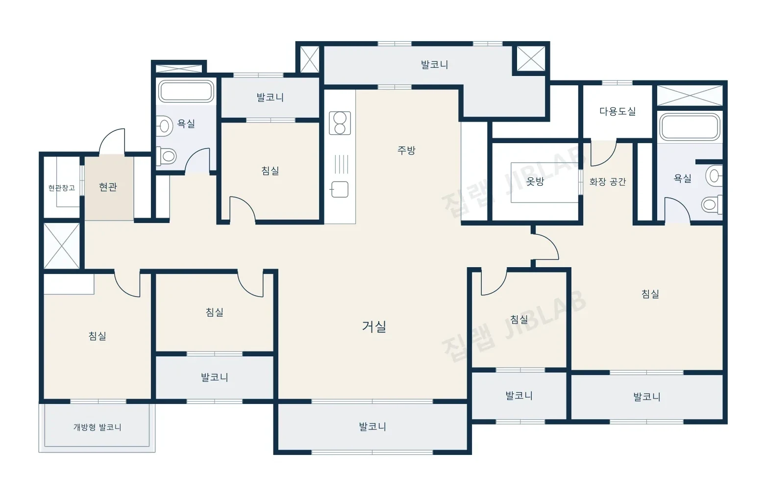 평면도