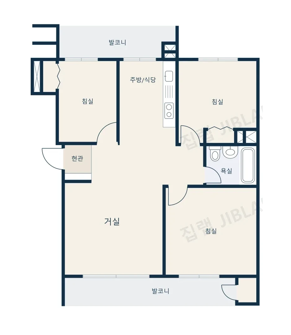 대치 쌍용2차 평면도