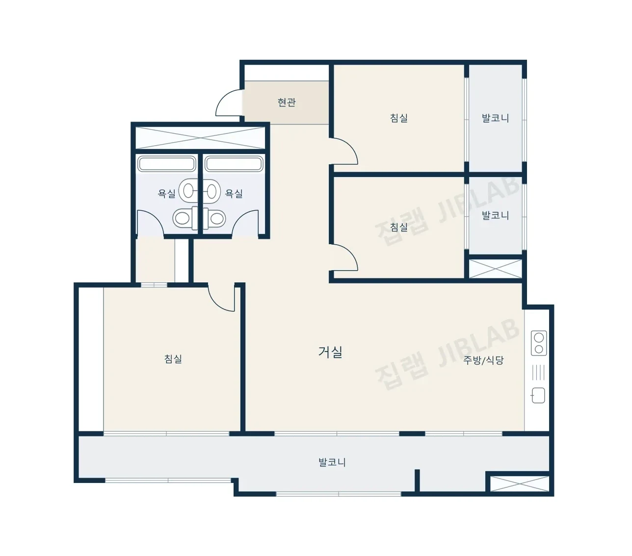 도곡렉슬 평면도