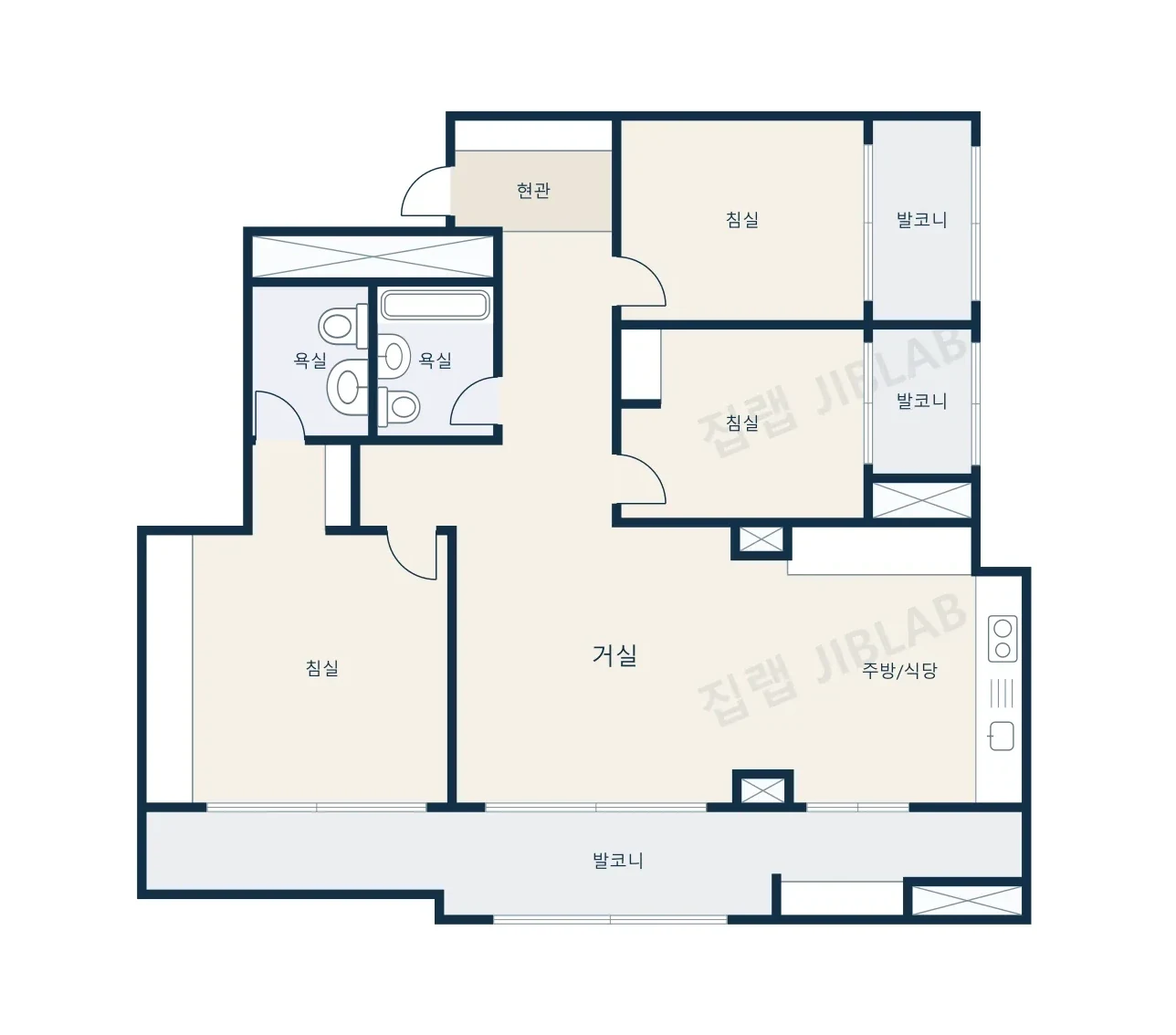 도곡렉슬 평면도