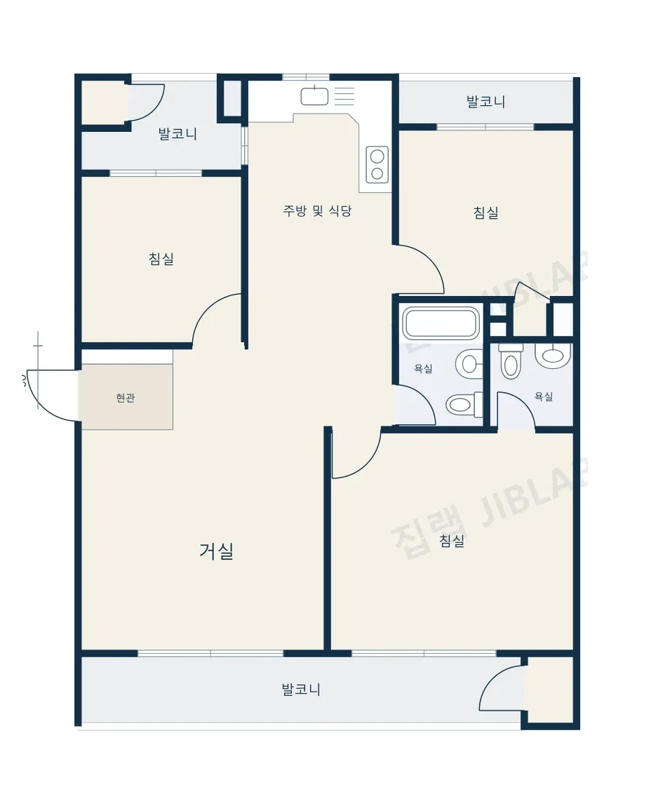 도곡 경남 평면도